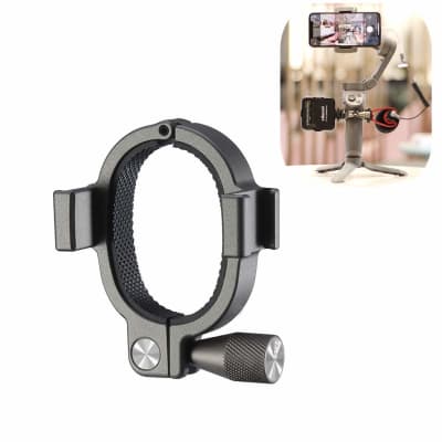 ULANZI UURIG R037 DUAL COLD SHOE MOUNT BRACKET FOR DJI OSMO MOBILE 3 | Tripods Stabilizers and Support