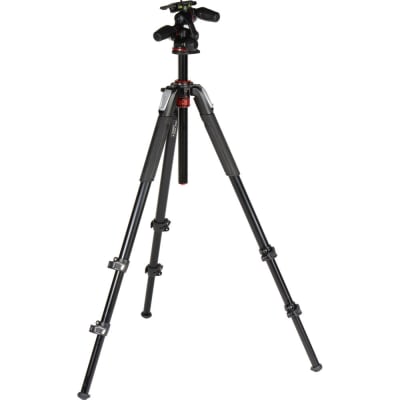 MANFROTTO MK055XPRO3-3W 055 KIT - ALU 3-SECTION HORIZ. COLUMN TRIPOD WITH HEAD | Tripods Stabilizers and Support