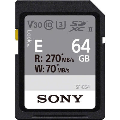 SONY 64GB SF-E SERIES UHS-II SDXC MEMORY CARD | Memory and Storage