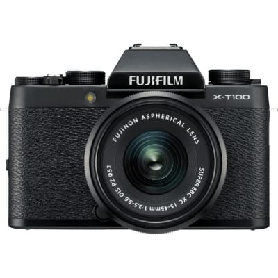 FUJI X-T100 WITH 15-45MM KIT EE ID BLACK | Digital Cameras