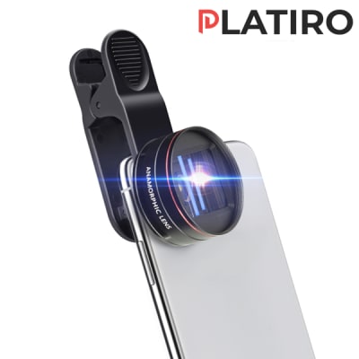 PLATIRO ROUND 1.33X ANAMORPHIC LENS FOR MOBILE PHONE CINEMATOGRAPHY | Lens and Optics