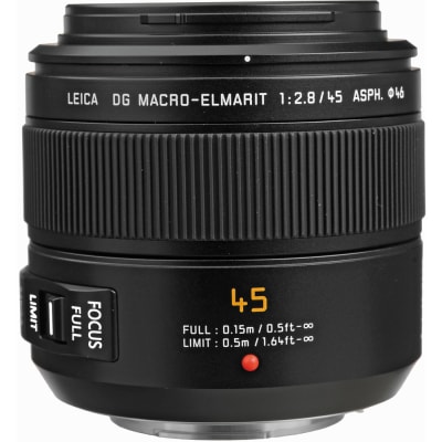 PANASONIC 45MM F/2.8 LEICA DG MACRO-ELMARIT ASPH MEGA O.I.S. LENS | Lens and Optics