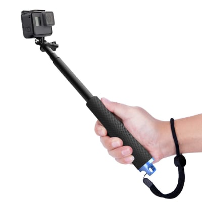 RELIABLE 17 INCH MONOPOD SELFIE STICK FOR GOPRO HERO 9/8/7/6 & ALL ACTION CAMERAS