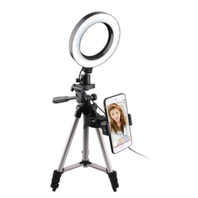DIGITEK DRL-6H 6 INCHS PROFESSIONAL LED RING LIGHT COMBO (WITH TRIPOD STAND)