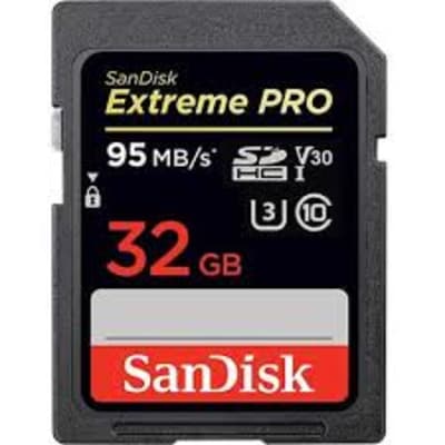 SANDISK 32GB SD EXTREME PRO 95MBPS
