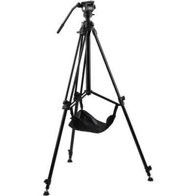 E-IMAGE EG03FA3 8FT VIDEO RISING COLUMN PROFESSIONAL TRIPOD STAND KIT WITH FLUID HEAD | Tripods Stabilizers and Support
