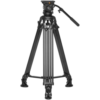 E-IMAGE EG05A2 TWO-STAGE ALUMINUM TRIPOD WITH GH05 HEAD (75MM) | Tripods Stabilizers and Support