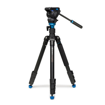 BENRO A2883FS4 AERO4 TRAVEL ANGEL VIDEO TRIPOD KIT (BLACK) | Tripods Stabilizers and Support
