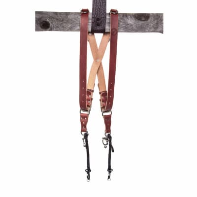 HOLD FAST MONKEY MAKER BRIDLE LEATHER - 2 CAMERA HARNESS / CHESTNUT / LARGE | Camera Cases and Bags