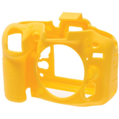 EASYCOVER SILICONE PROTECTION COVER FOR NIKON D7100 AND D7200 (YELLOW) | Camera Cases and Bags