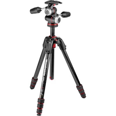 MANFROTTO MK190GOC4-3WX 190 GO! CARBON FIBER 4 SEC MS KIT 3WXP | Tripods Stabilizers and Support