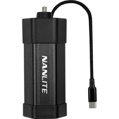 NANLITE PAVOTUBE II 6C NP-F BATTERY GRIP WITH USB-C CABLE | Lighting