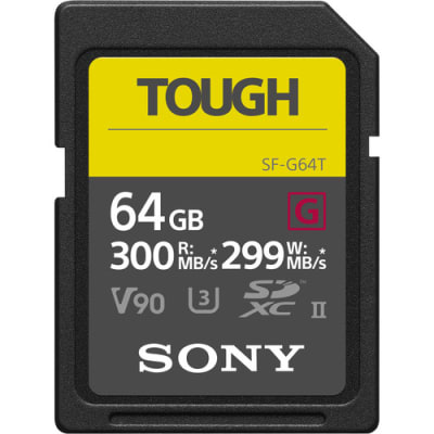 SONY 64 GB TOUGH HIGH SPEED SDXC UHS-II G300 SD CARD