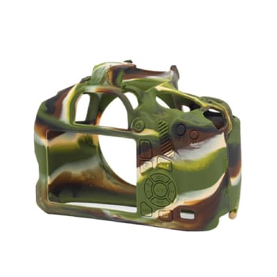 EASYCOVER SILICONE COVER FOR CANON 1300D/1500D/4000D CAMERA (CAMOUFLAGE)