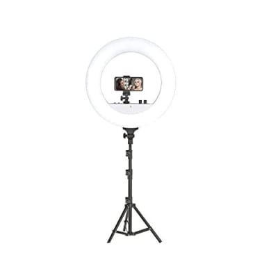 SIMPEX RING LED RL 621 BI COLOUR 18 INCH RING LIGHT WITH LIGHT STAND