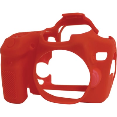 EASYCOVER SILICONE PROTECTION COVER FOR CANON EOS 70D (RED)