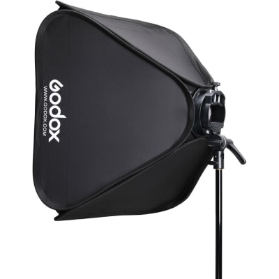 GODOX SGUV6060 S2 BOWENS MOUNT BRACKET WITH SOFTBOX & CARRYING BAG KIT (23.6 X 23.6