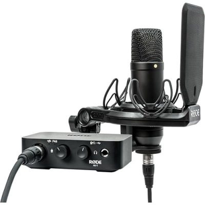 RODE NT1 MICROPHONE WITH AI-1 AUDIO INTERFACE COMPLETE STUDIO KIT | Audio
