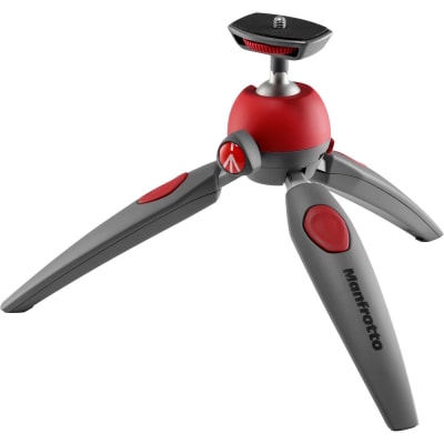 MANFROTTO MTPIXIEVO-RD 2 SECTION PIXI EVO MINI TRIPOD RED | Tripods Stabilizers and Support