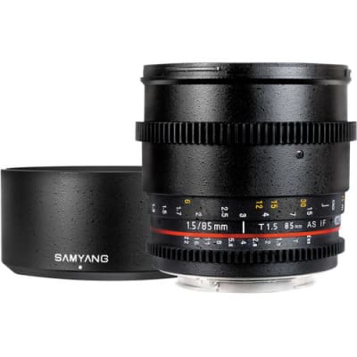 SAMYANG 85MM T1.5 VDSLRII CINE LENS FOR CANON EF MOUNT