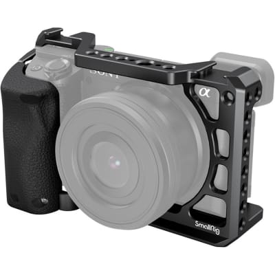 SMALLRIG 3164 CAMERA CAGE WITH SILICONE HANDGRIP FOR SONY A6400/A6300/A6100