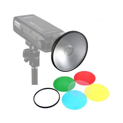 GODOX AD-M REFLECTOR KIT WITH 4 COLOR GELS FOR AD200/ AD360/ AD360 II | Lighting