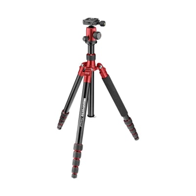 MANFROTTO TRIPOD, LIGHTWEIGHT ELEMENT TRAVELER BIG RED