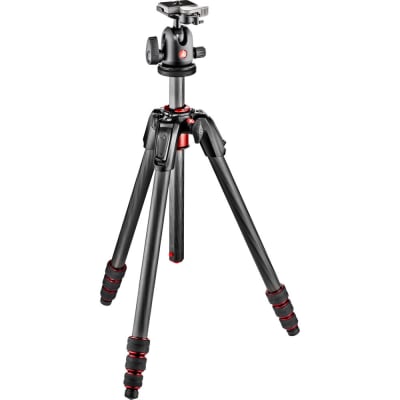 MANFROTTO MK190GOC4TB-BH 190 GO CARBON FIBER 4 SEC BK KIT BH