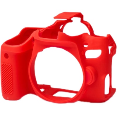 EASYCOVER SILICONE PROTECTION COVER FOR CANON EOS 77D (RED)