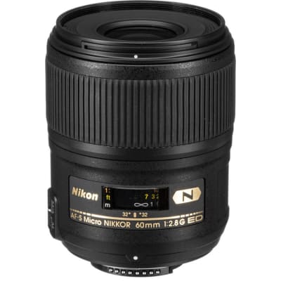 NIKON AF-S 60MM F/2.8 G ED MICRO LENS