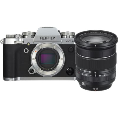 FUJIFILM X-T3 WITH 16-80MM LENS KIT MIRRORLESS DIGITAL CAMERA (SILVER)