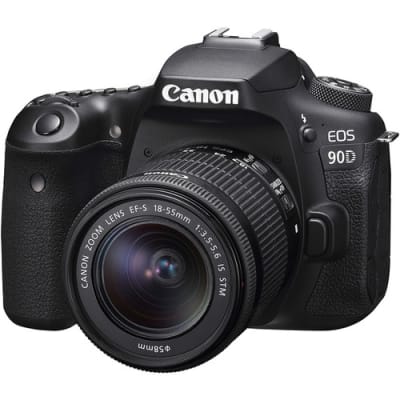 CANON 90D WITH 18-55MM LENS
