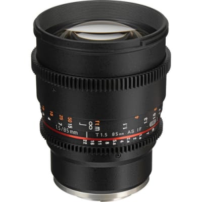 SAMYANG 85MM T1.5 VDSLRII CINE LENS FOR SONY E-MOUNT