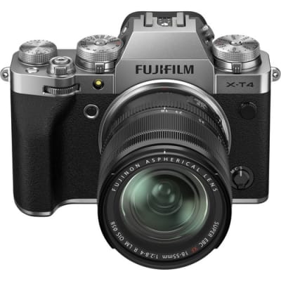 FUJIFILM X-T4 MIRRORLESS DIGITAL CAMERA WITH 18-55MM LENS (SILVER)