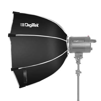 DIGITEK OCTAGON SOFT BOX WITH BOWENS MOUNT LIGHTWEIGHT & PORTABLE SOFT BOX COMES WITH DIFFUSER SHEETS | CARRYING CASE (DSB-65 BOWENS)