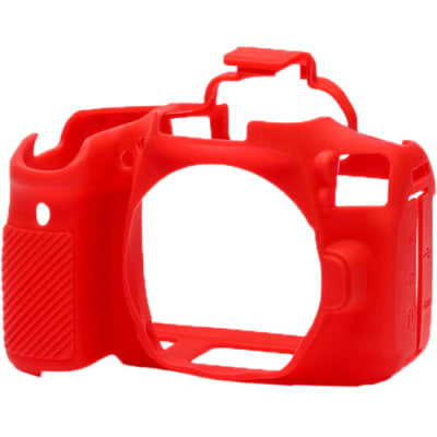 EASYCOVER SILICONE PROTECTION COVER FOR CANON 90D (RED)