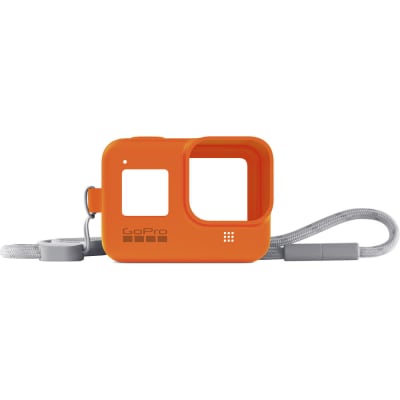 GOPRO SLEEVE + LANYARD (HERO8 BLACK) (ORANGE) AJSST-004