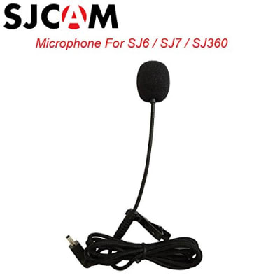 SJCAM EXTERNAL MICROPHONE FOR SJ6 LEGEND, SJ7 STAR, SJ360 AND SPORTS ACTION CAMERA ACCESSORIES | Audio
