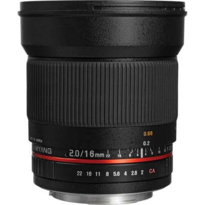 SAMYANG 16MM F/2.0 ED AS UMC CS LENS FOR CANON EF-M MOUNT