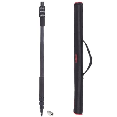 MILIBOO MLZ901 4-SECTION MICROPHONE POLE CARBON FIBER FLASH LIGHT BOOM MAX LENGTH 300CM HANDHELD SOUND RECORDING GRIP SUPPORT ROD | Tripods Stabilizers and Support