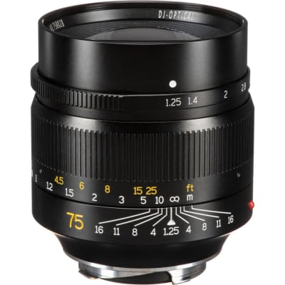 7ARTISANS PHOTOELECTRIC 75MM F/1.25 LENS FOR LEICA M BLACK