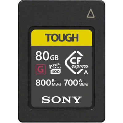SONY 80GB CEA-G Series CFexpress Type A Memory Card READ 800MBPS/ WRITE 700MBPS