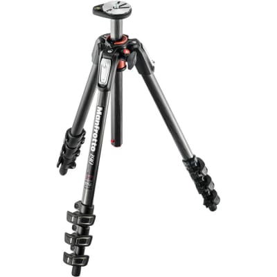 MANFROTTO MT190CXPRO4 190 CARBON FIBER TRIPOD 4-S HORIZ. COL (NEW) | Tripods Stabilizers and Support