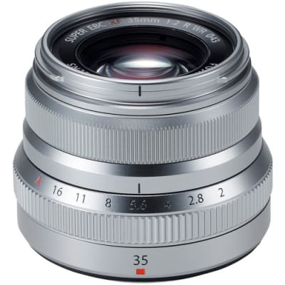 FUJI XF 35MM F/2 R WR SILVER