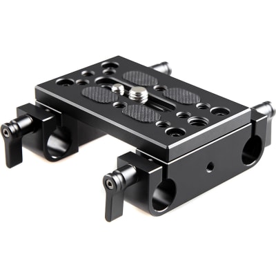 SMALLRIG 1775 BASEPLATE WITH DUAL 15MM ROD CLAMP